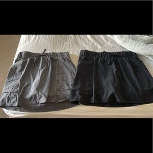 Athletic skirts